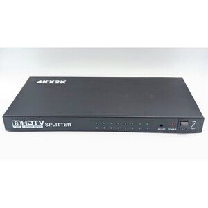 HDMI 1x8 Splitter 8 Port 1 in 8 Out HDMI Switch Full HD 1080P 3D 4Kx2K